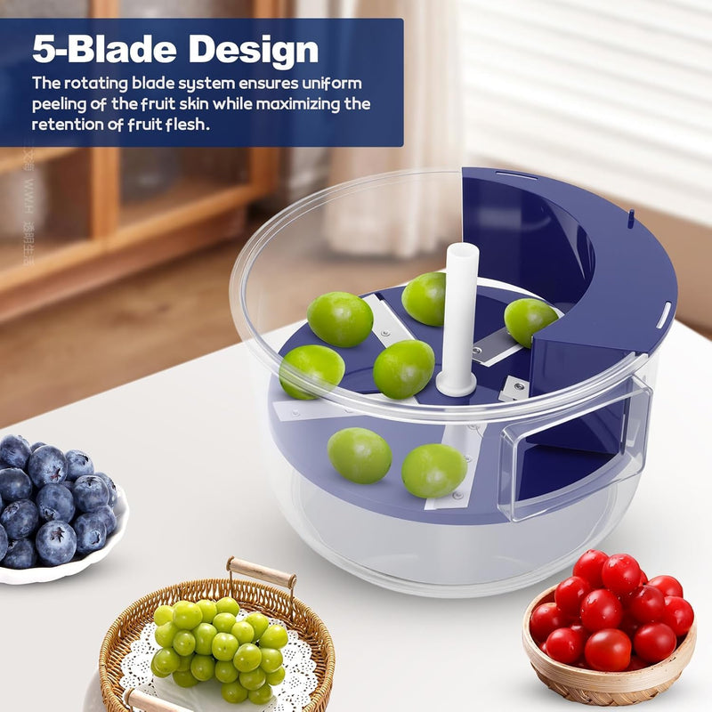 Automatic Small Fruit Peeler Machine آلة تقشير الفواكه الصغيرة الأوتوماتيكية