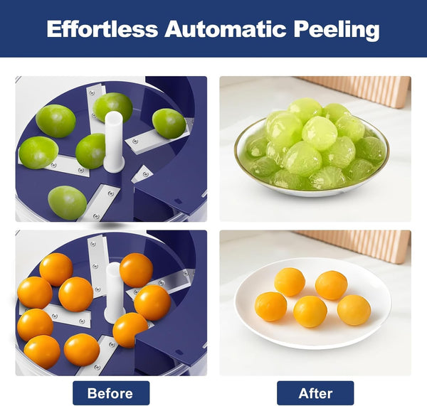 Automatic Small Fruit Peeler Machine آلة تقشير الفواكه الصغيرة الأوتوماتيكية