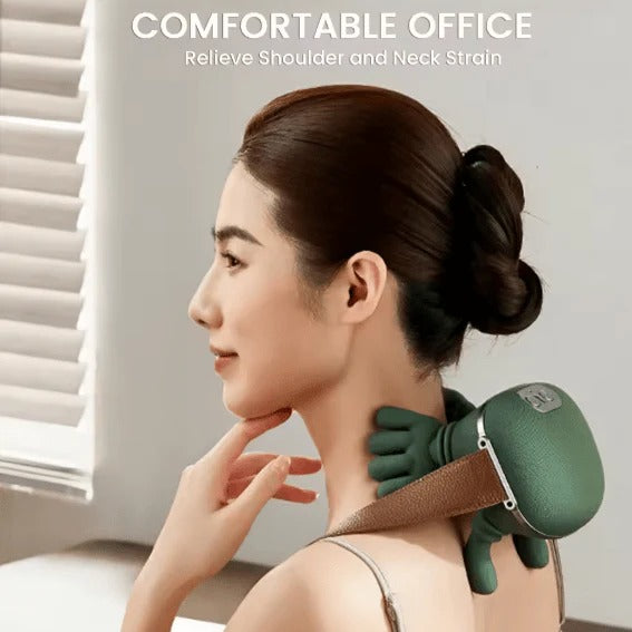 Wireless Shoulder & Neck Massager - Dual Palm Kneading | COD UAE