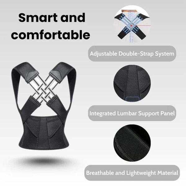 Ajman Gentle Posture Corrector | Tech - Neck & Shoulder Tension Relief